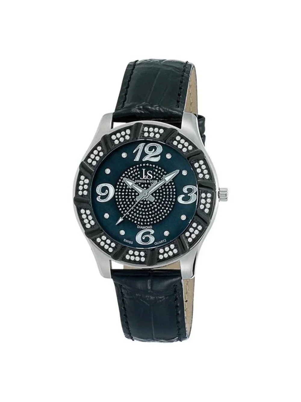 NWT Joshua And Sons Black Mother of Pearl Men display picture 1